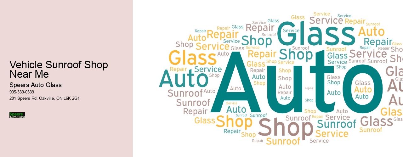 Vehicle Sunroof Shop Near Me