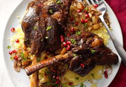 Pear and Pomegranate Lamb Tagine