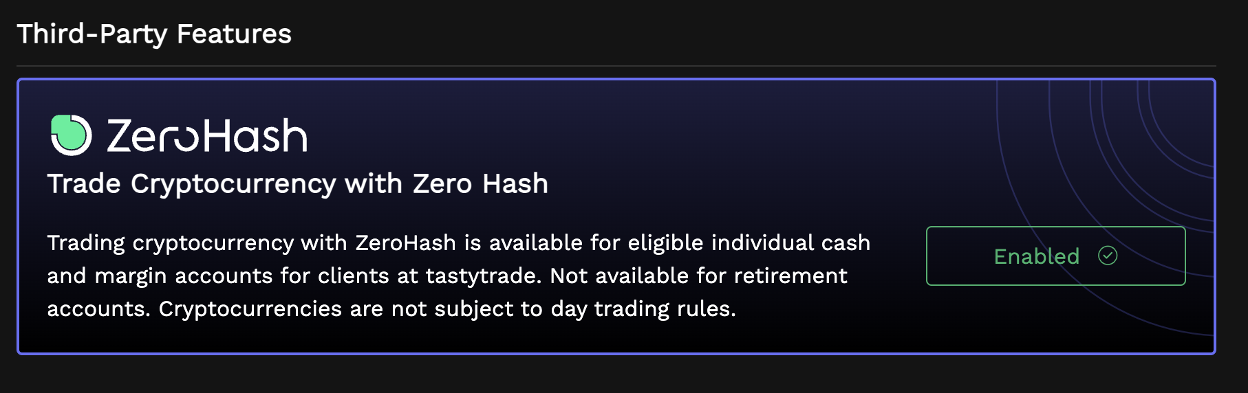 How to Enable Crypto Trading at tastytrade