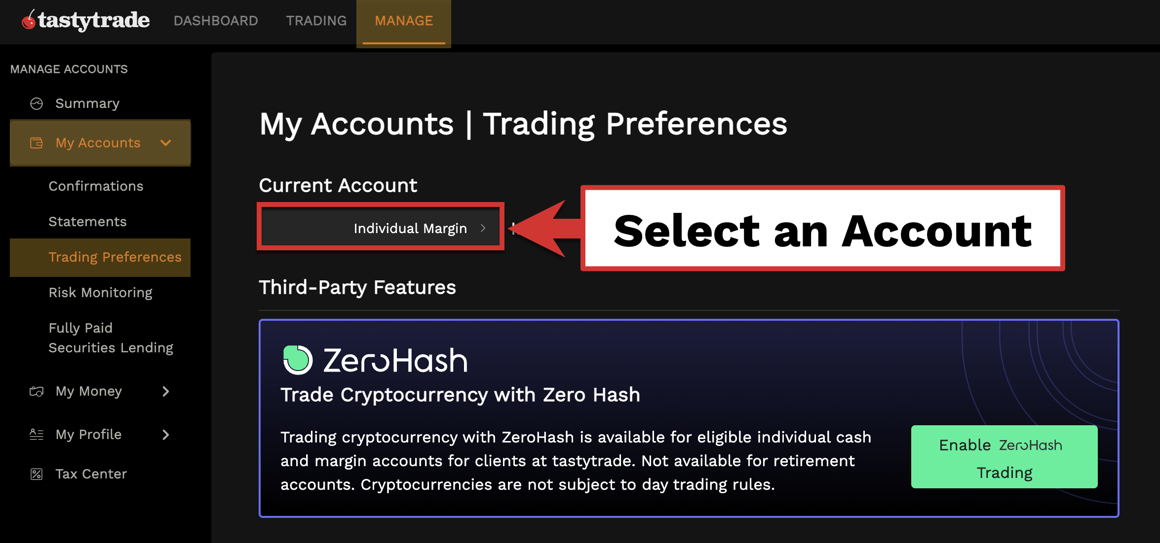 How to Enable Crypto Trading at tastytrade