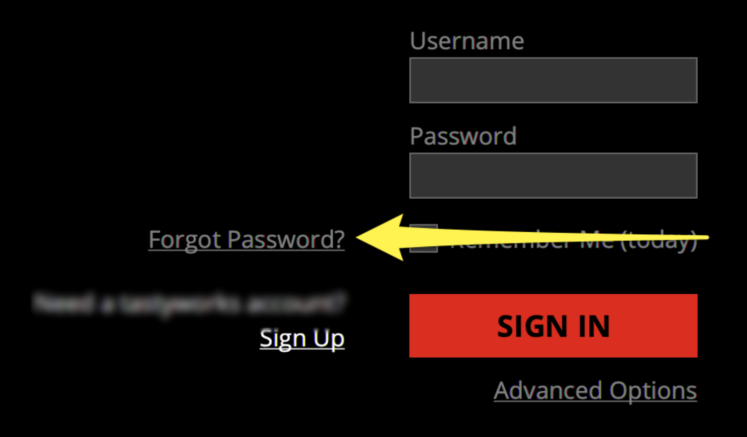 How to reset your password