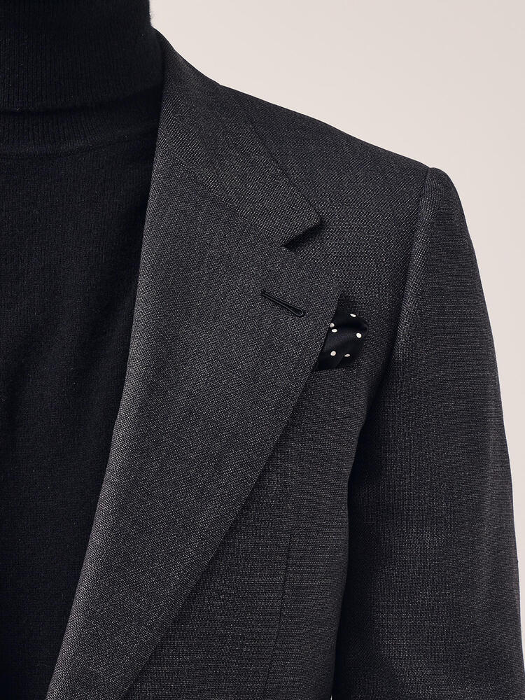 Drago Charcoal Grey Wool Jacket
