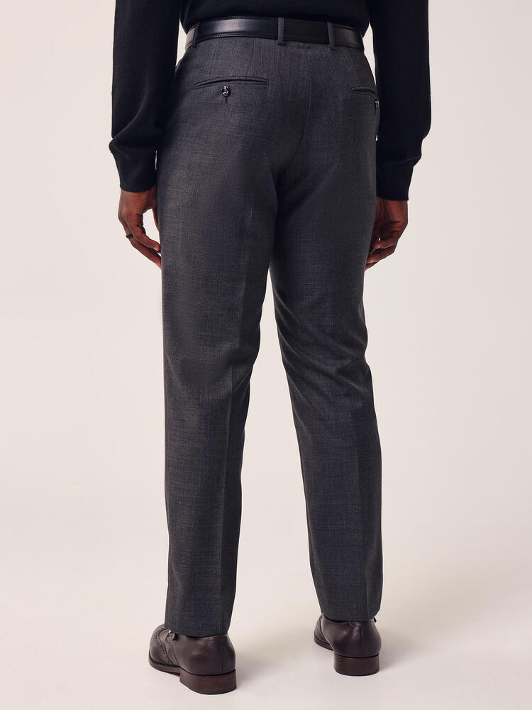 Drago Charcoal Grey Wool Trousers
