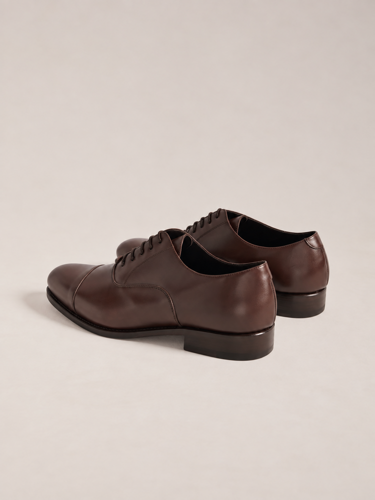 Chaussures Oxford brun foncé