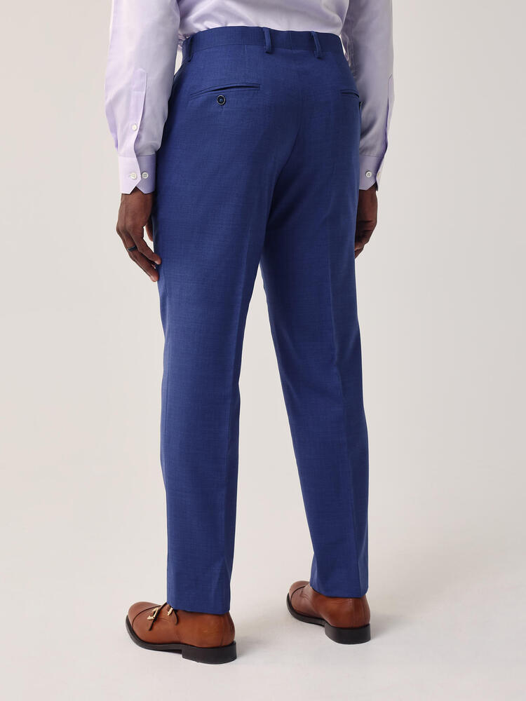 Azure Blue Wool Trouser
