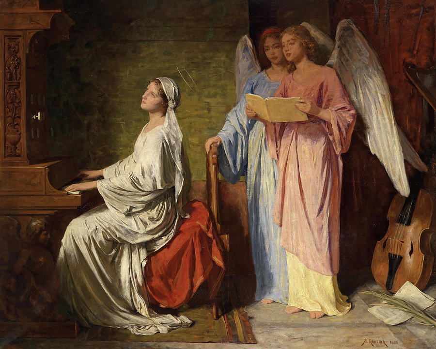 St. Cecilia and angels