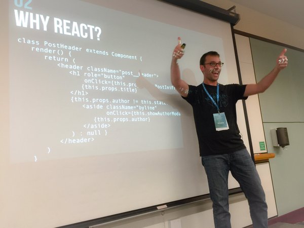 Josh Broton: React:
it's just javascript, but it's not, but it is