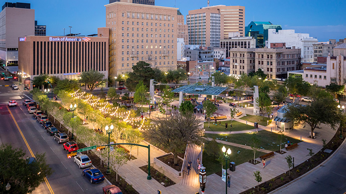 San Jacinto Plaza - El Paso, Texas