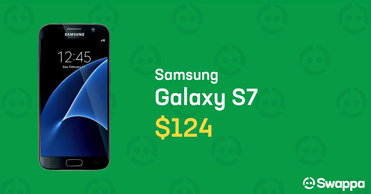 Samsung Galaxy S7 Unlocked, Black, 32GB, SMG930U LUHB31708 Swappa