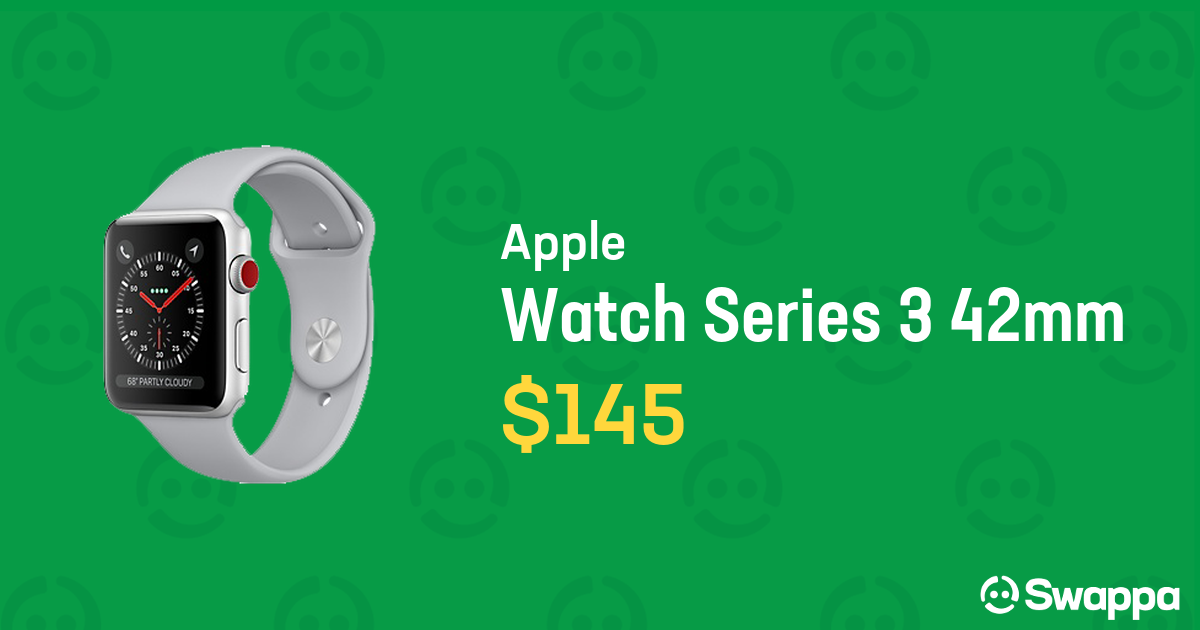 Apple Watch Series 3 42mm - Gray, A1859, Nike - GPS - LUMQ80046