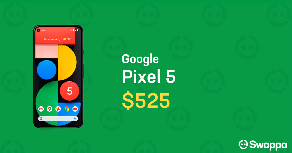 Google Pixel 5 Verizon, Sage, 128GB, 8GB, GD1YQ LVBK25909 Swappa