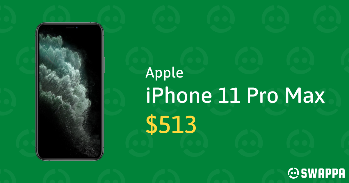 Apple iPhone 11 Pro Max - AT&T, Green, 256GB, A2161 - LVMQ68281 - Swappa