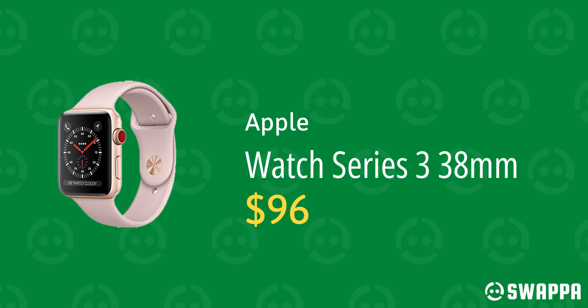 Apple Watch Series 3 38mm [A1858], Aluminum - GPS - Silver in Richmond -  LWGL27481 - Swappa