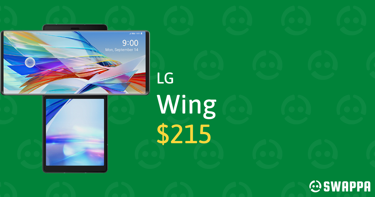 LG Wing - T-Mobile, Gray, 256GB, 8GB, LM-F100TM - LXDI01151 - Swappa