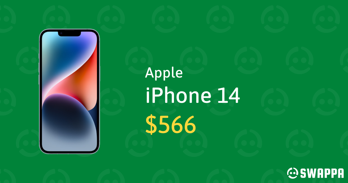 Apple iPhone 14 Unlocked, Midnight, 128GB, A2649 LXJT46594 Swappa