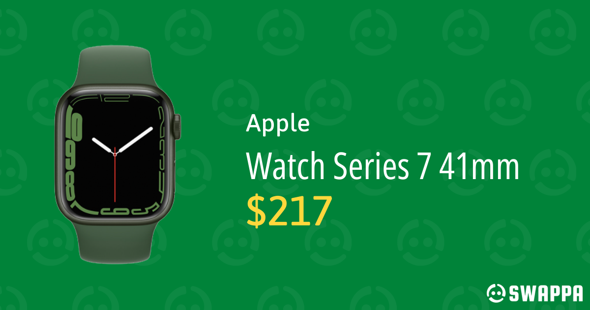 Apple Watch Series 7 41mm Red, A2473 GPS, Aluminum LXKB74505 Swappa