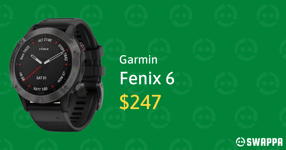 Garmin Fenix 6 Orange Sapphire LXMQ99404 Swappa garmin-fenix-6-orange-sapphire-lxmq99404-swappa