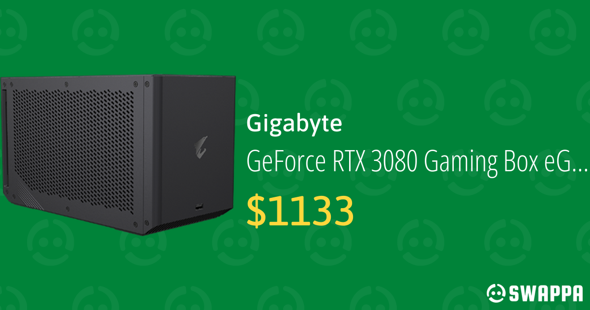 Gigabyte GeForce RTX 3080 Gaming Box eGPU - GV-N3080IXEB-10GD, AORUS ...