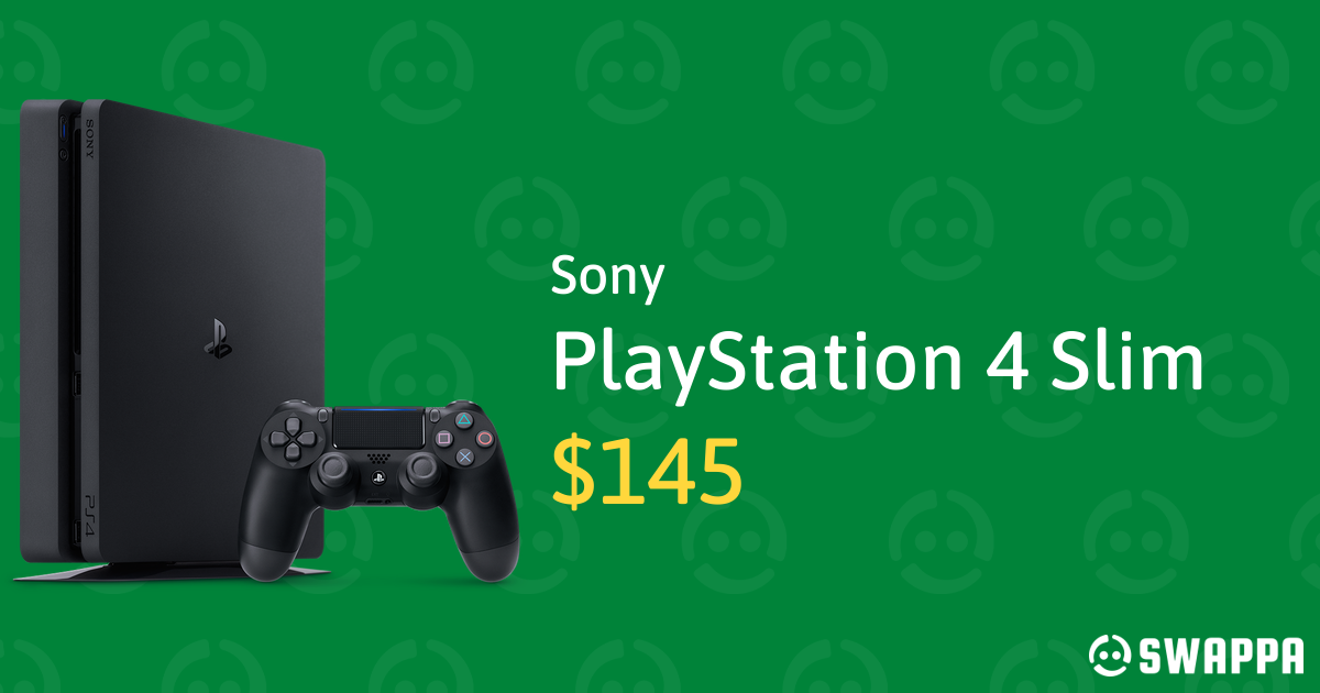 PlayStation 4 Slim Black 500GB LYAG83525 Swappa