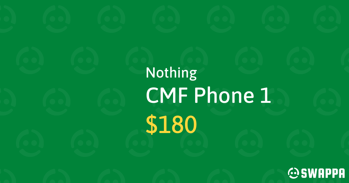 CMF Phone 1 - Unlocked, Light Green, 128GB, 8GB - LYJC19736 - Swappa