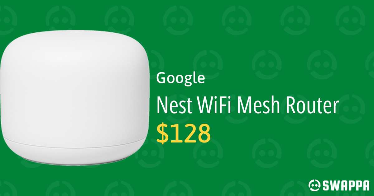 Google Nest WiFi Mesh Router - Snow, 3-Pack - LYJR91966 - Swappa