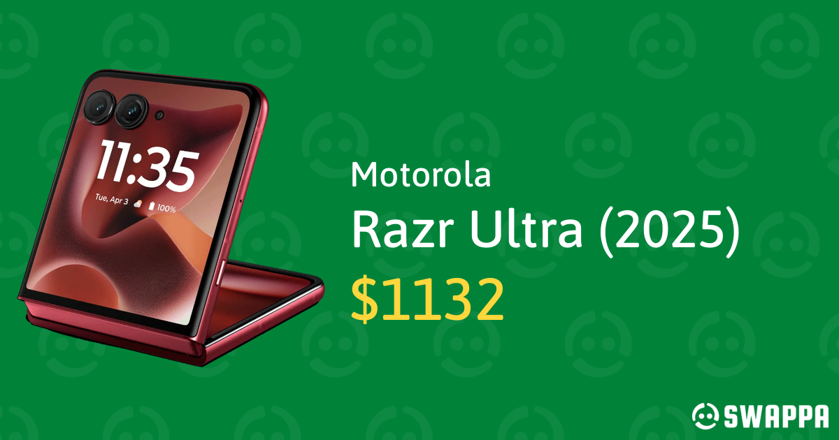 Motorola Razr Ultra (2025) - Unlocked, PANTONE Rio Red, 512GB, 16GB ...