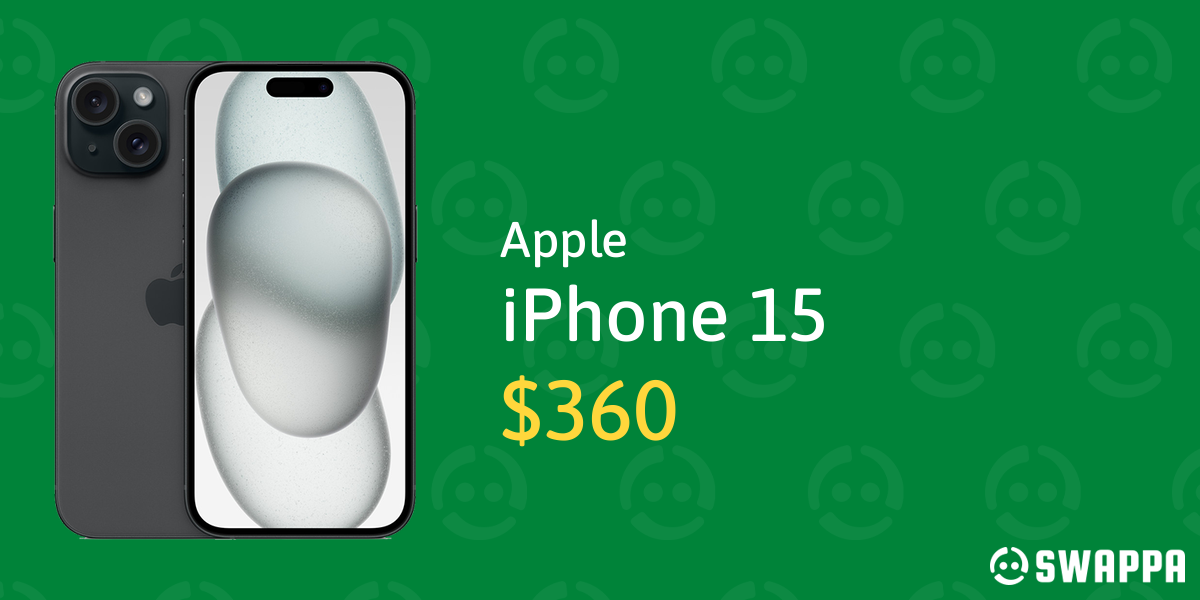 Apple iPhone 15 - Unlocked, Black, 128GB, A2846 - LZMZ35739 - Swappa