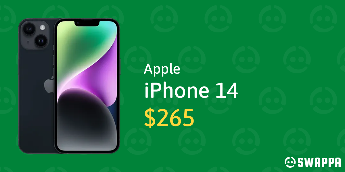 Apple iPhone 14 - Unlocked, Midnight, 128GB, A2649 - LZNP81718