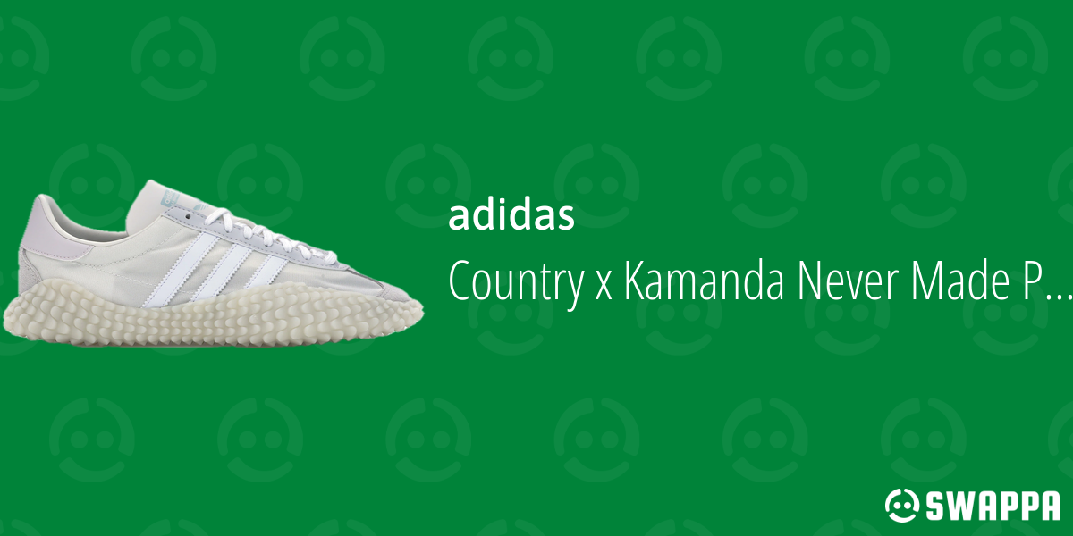 adidas Country x Kamanda Never Made Pack Triple White - Swappa