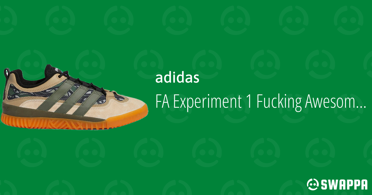 adidas FA Experiment 1 Fucking Awesome Dust Sand - Swappa