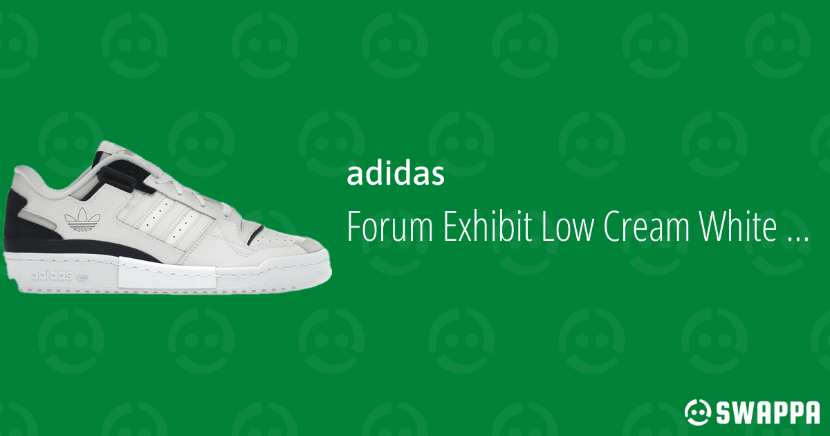 exhibit low cream white black