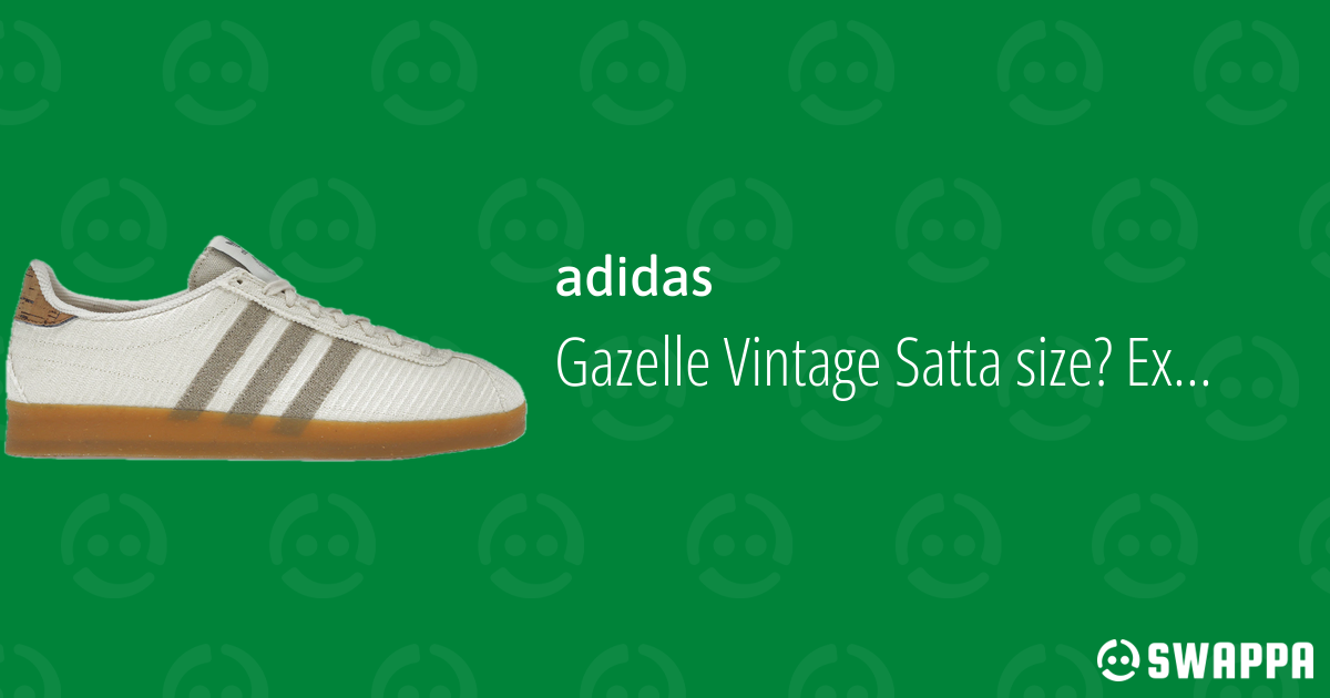 adidas Gazelle Vintage Satta size? Exclusive - Swappa