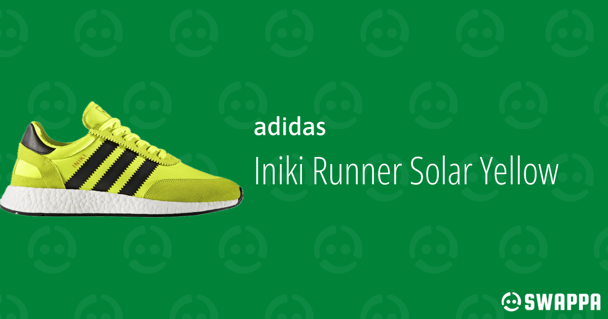 adidas iniki runner solar yellow