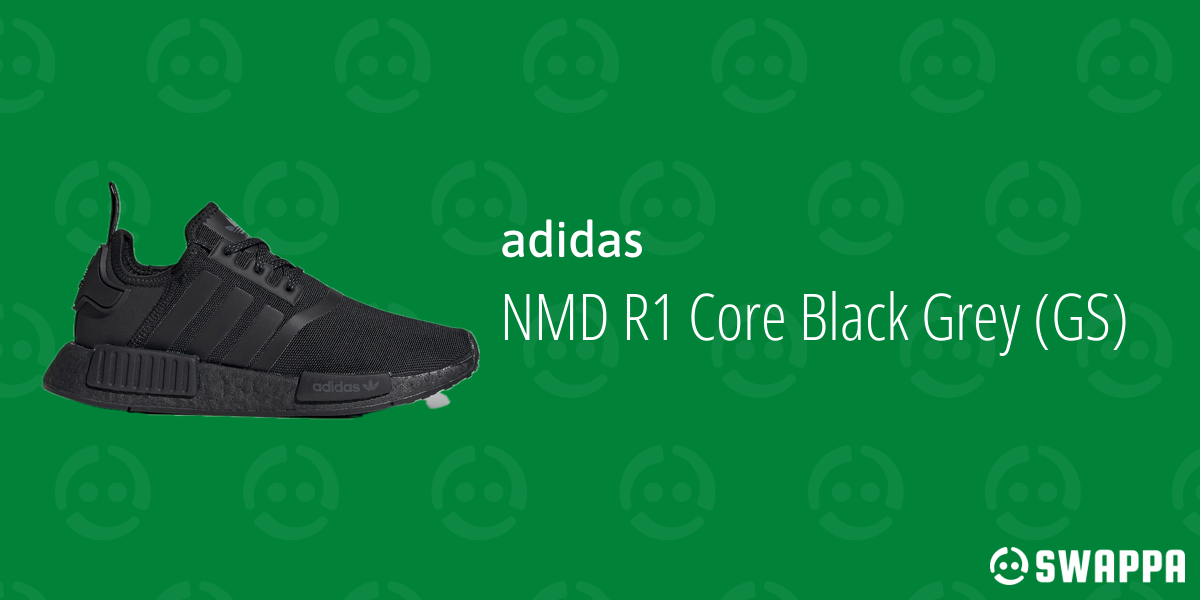 nmd r1 core black clear mint