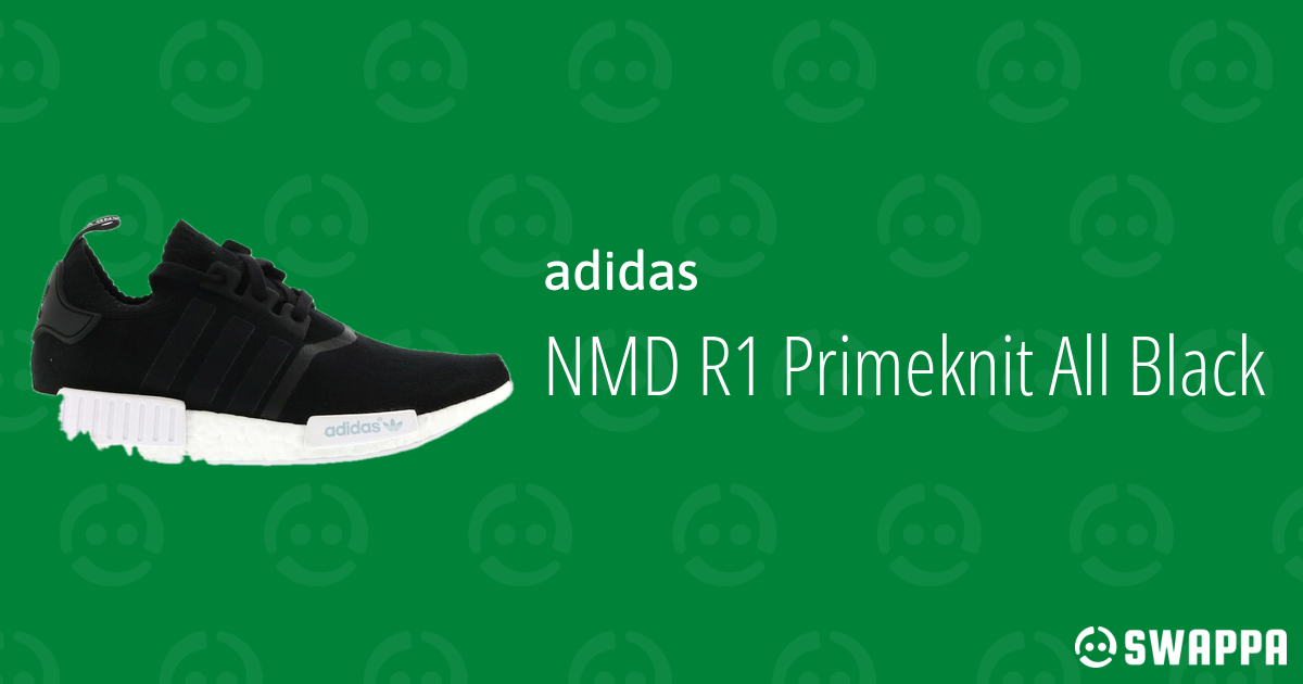 nmd r1 triple black primeknit
