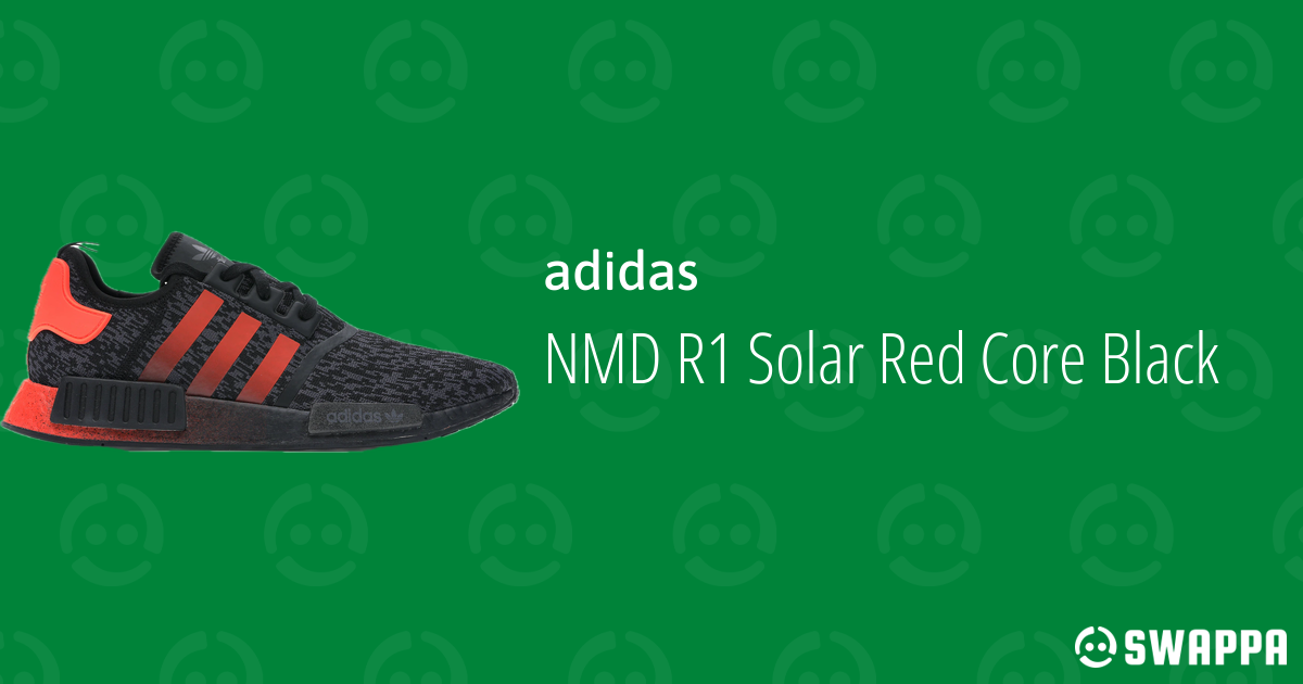 nmd r1 solar red black