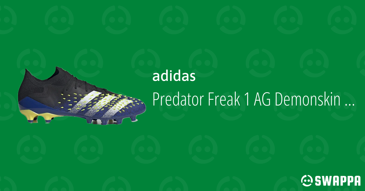 adidas Predator Freak 1 AG Demonskin Black - Swappa