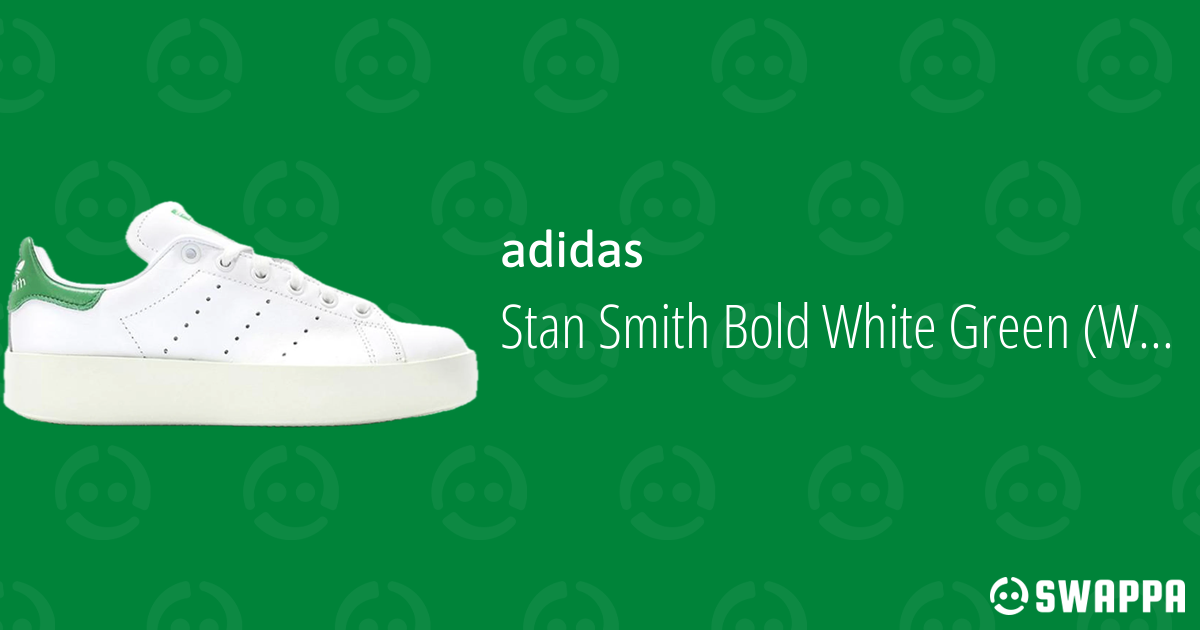 adidas Stan Smith Bold White Green (Women's) - Swappa