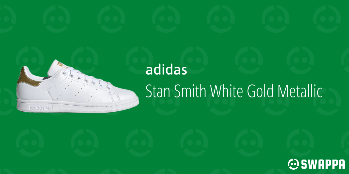 stan smith white metallic