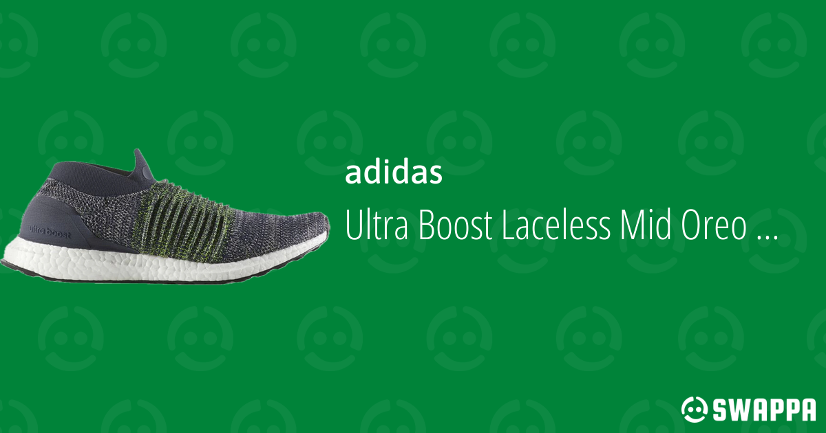 ultra boost laceless oreo black