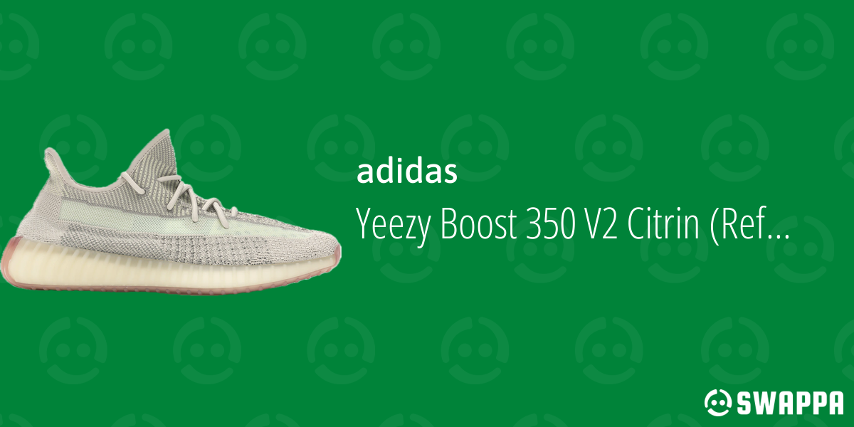 adidas Yeezy Boost 350 V2 Citrin (Reflective) - FW5318 - Swappa
