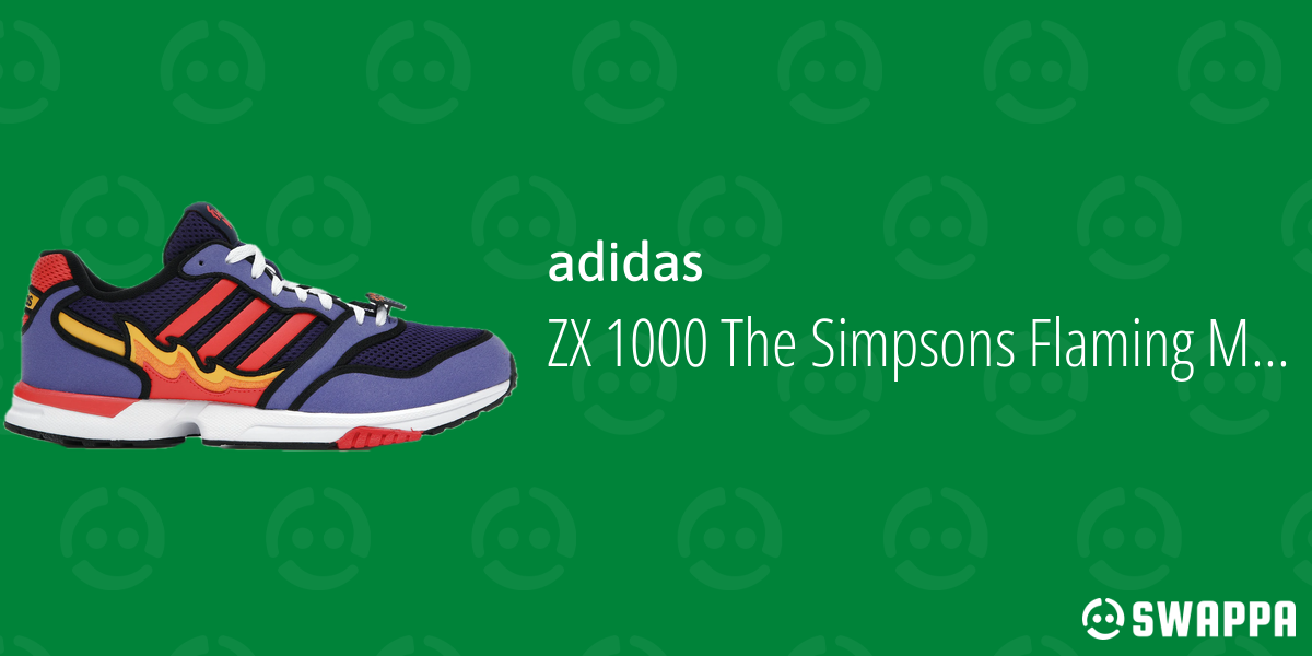 adidas ZX 1000 The Simpsons Flaming Moes - Swappa