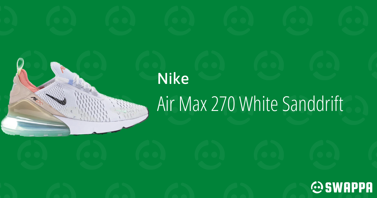 airmax 270 white sand