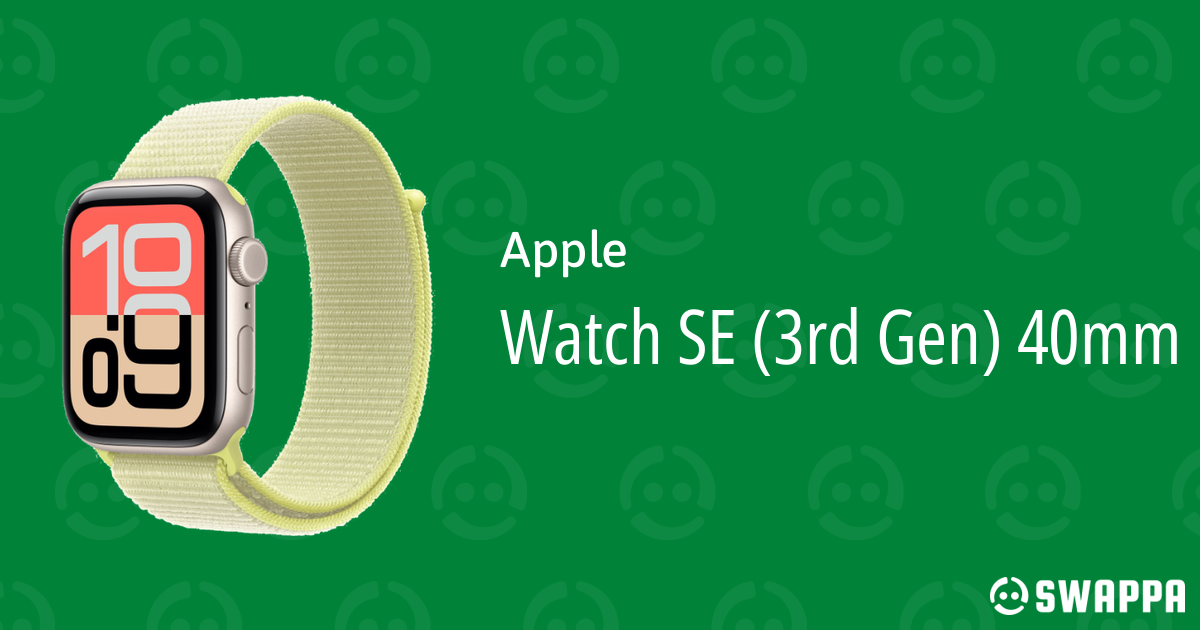 Apple Watch SE (3rd Gen) 40mm