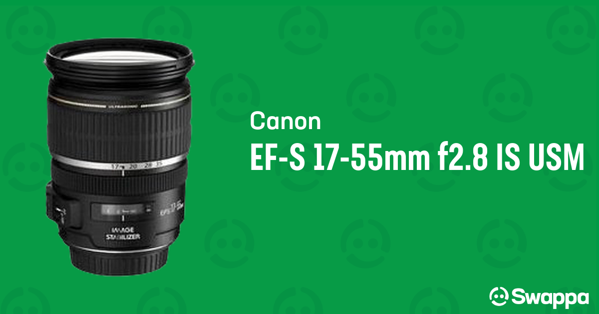 Used Canon Ef S 17 55mm F2 8 Is Usm Lens For Sale Swappa