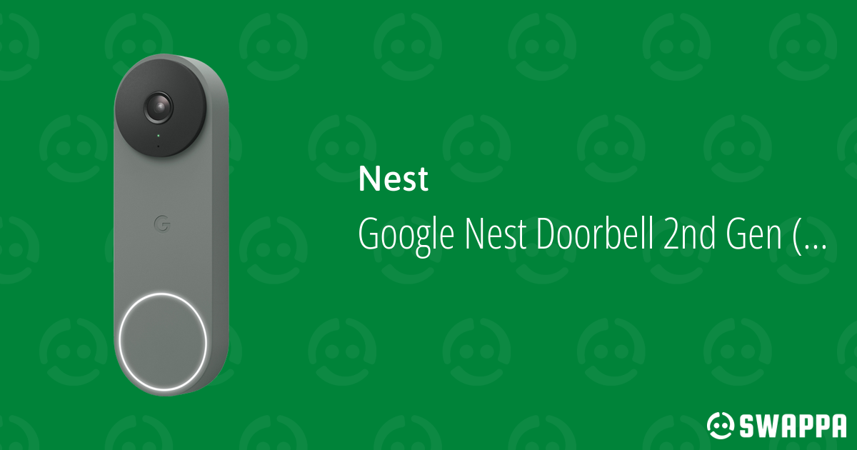 Google Nest Doorbell 2nd Gen (Battery) Swappa