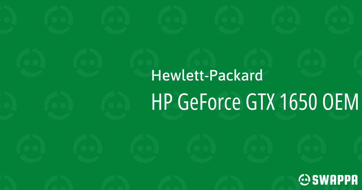 HP GeForce GTX 1650 OEM - Swappa