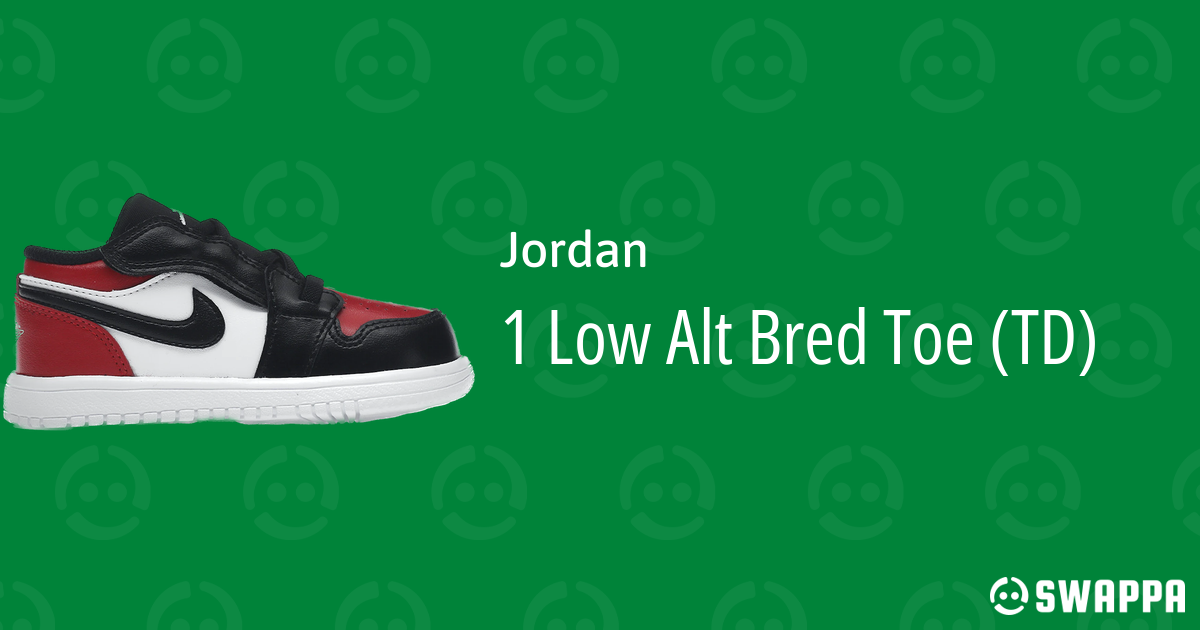 Jordan 1 Low Alt Bred Toe (TD) - Swappa