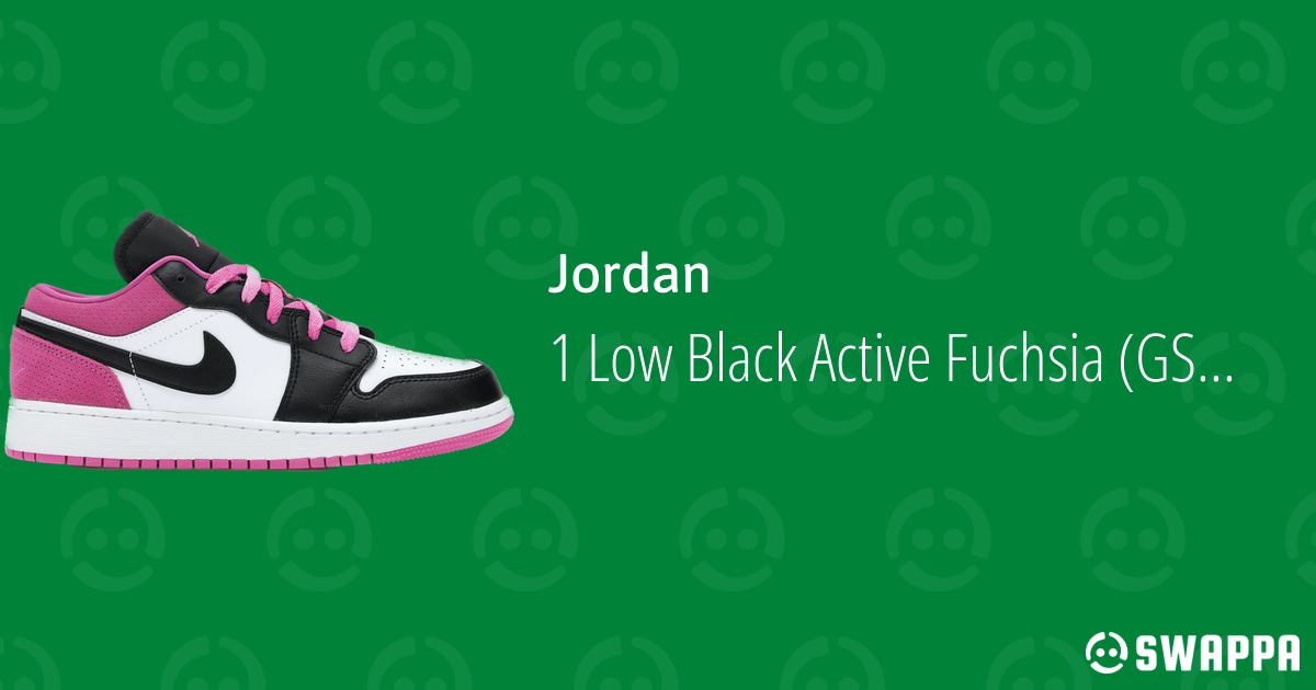 Jordan 1 Low Black Active Fuchsia (GS) Prices, Still a Good Buy Swappa