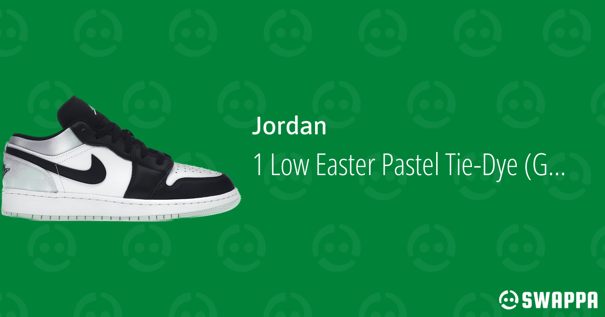 Jordan 1 Low Easter Pastel TieDye (GS) Swappa